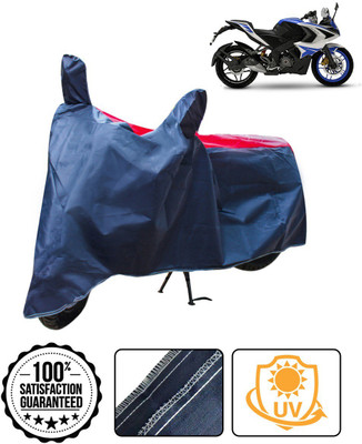 APNEK Waterproof Two Wheeler Cover for Bajaj(Pulsar RS 200, Red, Blue)