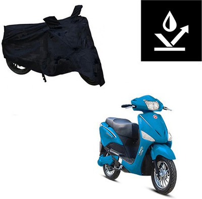Feel heaven Two Wheeler Cover for Hero(Electric, Black)