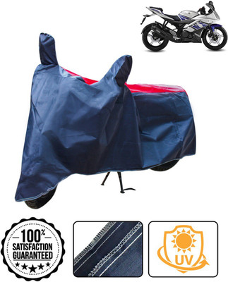 AutoRetail Two Wheeler Cover for Yamaha(YZF R15 Ver 2.0, Red, Blue)