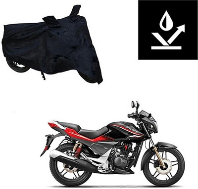 Feel heaven Two Wheeler Cover for Hero(CBZ Extreme, Black)