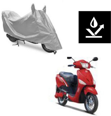 Atulit enterprises Two Wheeler Cover for Hero(E Scoot, Silver)