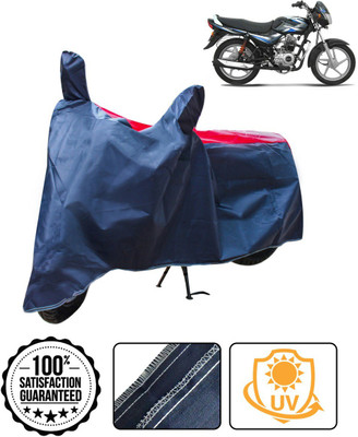 AutoRetail Two Wheeler Cover for Bajaj(CT100, Red, Blue)