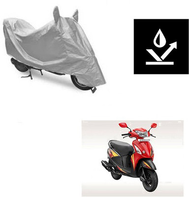 Atulit enterprises Two Wheeler Cover for Hero(Pleasure, Silver)