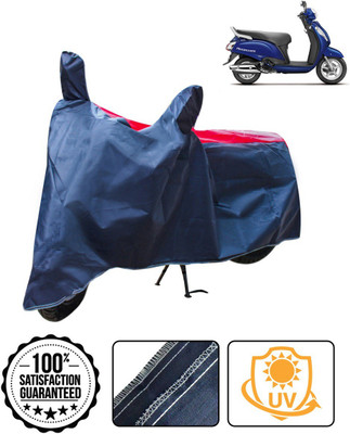 THE REAL ARV Two Wheeler Cover for Suzuki(Access SE, Red, Blue)