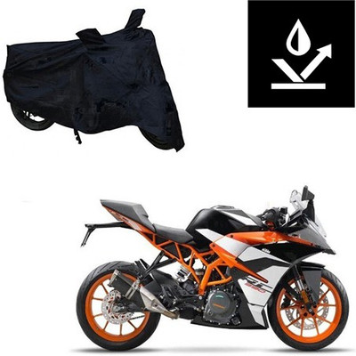 saanvi Two Wheeler Cover for KTM(RD 350, Black)