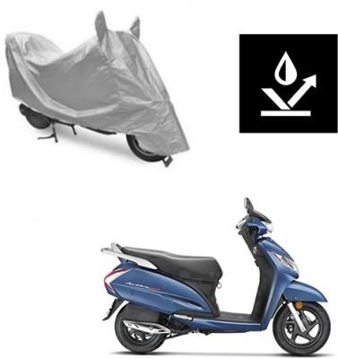 saanvi Two Wheeler Cover for Honda(Activa 125, Silver)