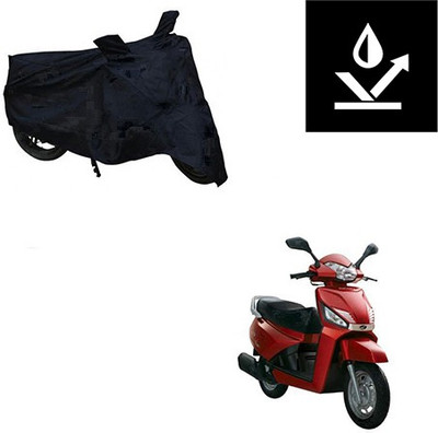 Feel heaven Two Wheeler Cover for Mahindra(Gusto, Black)