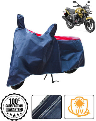 AutoRetail Two Wheeler Cover for Honda(CB Trigger, Red, Blue)