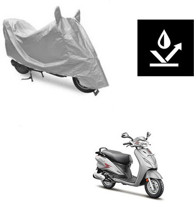 Atulit enterprises Two Wheeler Cover for Hero(Moto Corp Duet, Silver)