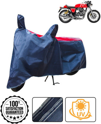 THE REAL ARV Two Wheeler Cover for Royal Enfield(Continental GT, Red, Blue)