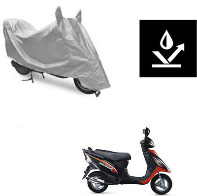 Atulit enterprises Two Wheeler Cover for TVS(Streek, Silver)