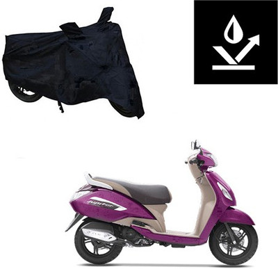 Feel heaven Two Wheeler Cover for TVS(Jupiter, Black)