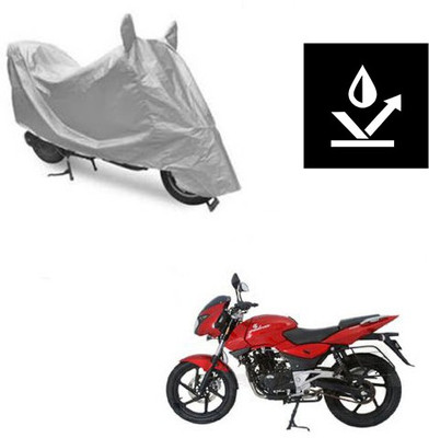 saanvi Two Wheeler Cover for Bajaj(Pulsar 200 NS DTS-i, Silver)