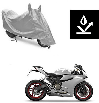 Atulit enterprises Two Wheeler Cover for Ducati(899 Panigale, Silver)