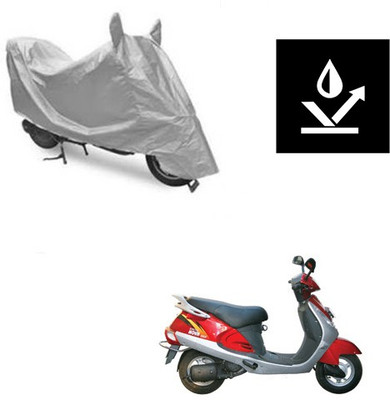 Atulit enterprises Two Wheeler Cover for Kinetic(Nova, Silver)