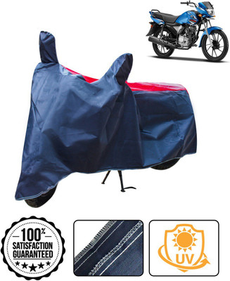 AutoRetail Two Wheeler Cover for Yamaha(Saluto RX, Red, Blue)