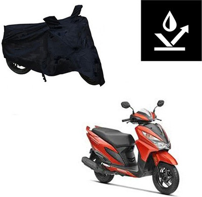 Feel heaven Two Wheeler Cover for Honda(Grazia, Black)