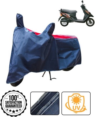 CARNEST Two Wheeler Cover for TVS(Teenz, Red, Blue)