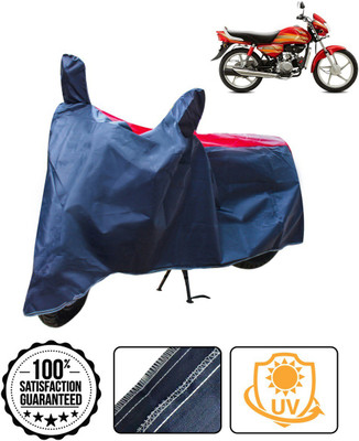 APNEK Waterproof Two Wheeler Cover for Hero(HF Deluxe, Red, Blue)