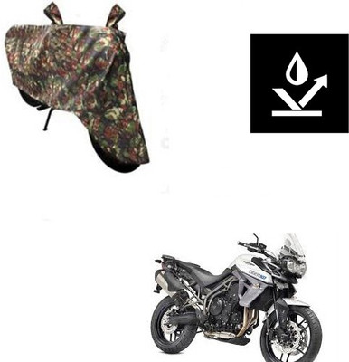 Feel heaven Two Wheeler Cover for Triumph(Tiger 800 XR, Multicolor)