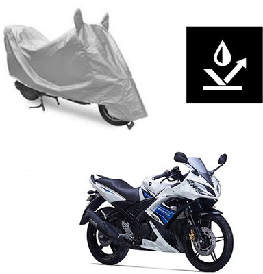 Atulit enterprises Two Wheeler Cover for Yamaha(YZF R15 S, Silver)