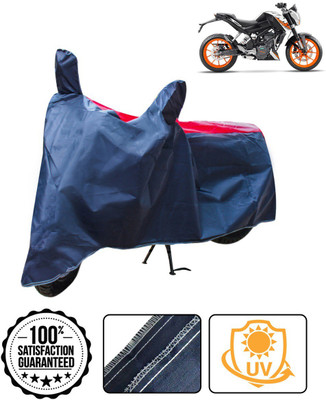 MMSSTAR Waterproof Two Wheeler Cover for KTM(Duke 200, Red, Blue)
