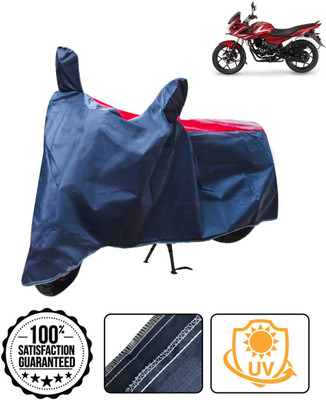 AutoRetail Two Wheeler Cover for Bajaj(Discover 150 f, Red, Blue)
