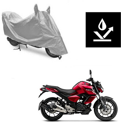 Atulit enterprises Two Wheeler Cover for Yamaha(FZ-S, Silver)