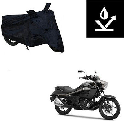 Feel heaven Two Wheeler Cover for Suzuki(Intruder, Black)