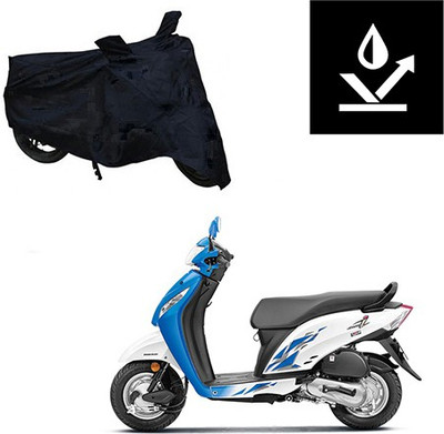 Feel heaven Two Wheeler Cover for Honda(Activa i, Black)