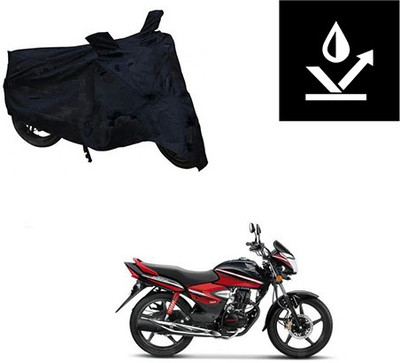 saanvi Two Wheeler Cover for Honda(CB Shine, Black)