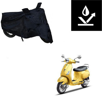 saanvi Two Wheeler Cover for Piaggio(Vespa SXL, Black)
