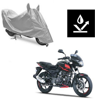 Atulit enterprises Two Wheeler Cover for Bajaj(Pulsar 180 DTS-i, Silver)