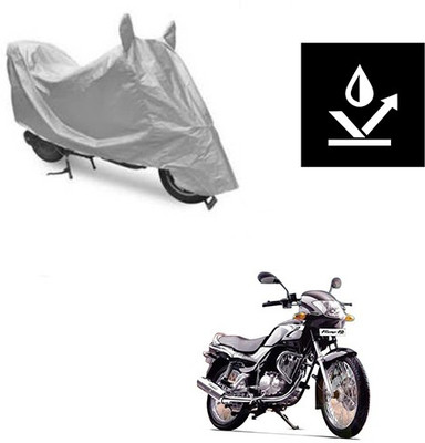 Atulit enterprises Two Wheeler Cover for TVS(Fiero F2, Silver)