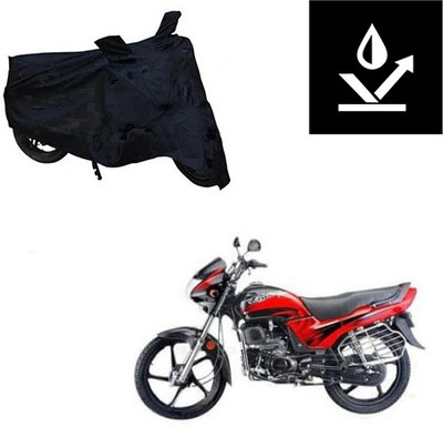 Feel heaven Two Wheeler Cover for Honda(Passion, Black)