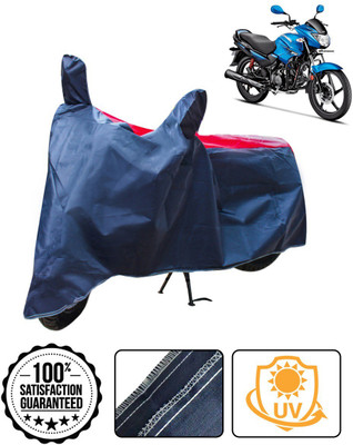 APNEK Waterproof Two Wheeler Cover for Hero(Glamour FI, Red, Blue)