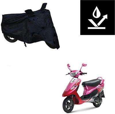 Feel heaven Two Wheeler Cover for TVS(Scooty Pep+, Black)