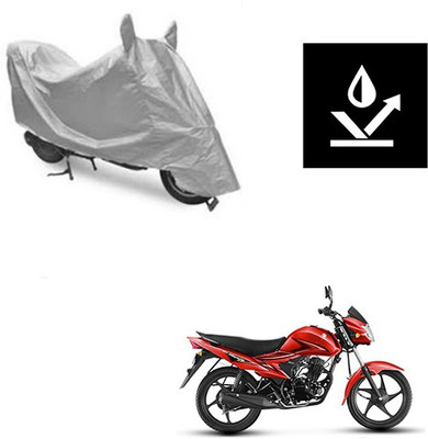 Atulit enterprises Two Wheeler Cover for Suzuki(Hayate, Silver)