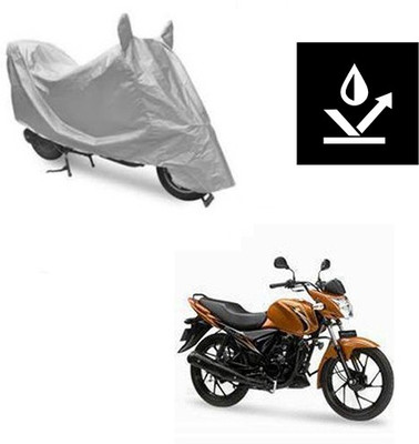 Atulit enterprises Two Wheeler Cover for Suzuki(Sling, Silver)