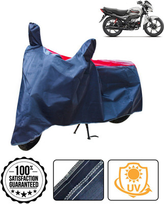 APNEK Waterproof Two Wheeler Cover for Hero(Passion Pro, Red, Blue)