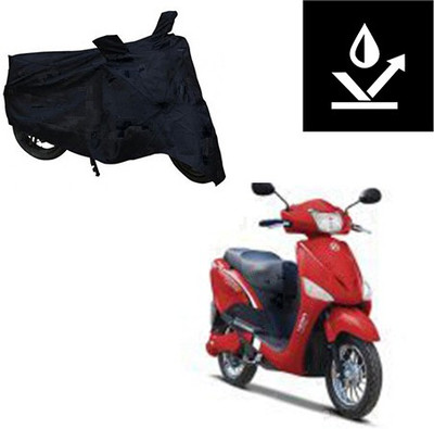 Feel heaven Two Wheeler Cover for Hero(E Scoot, Black)