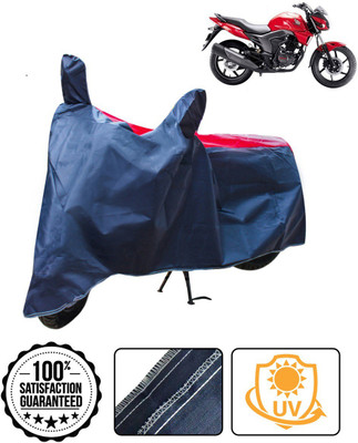 AutoRetail Two Wheeler Cover for Honda(CB Unicorn, Red, Blue)