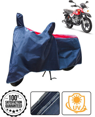 Mdstar Waterproof Two Wheeler Cover for Bajaj(Boxer, Red, Blue)