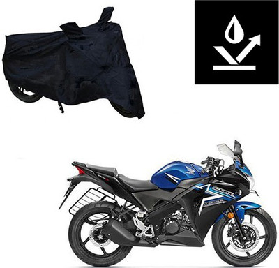 Feel heaven Two Wheeler Cover for Honda(CBR 150R, Black)