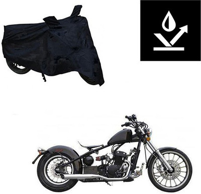 Feel heaven Two Wheeler Cover for Harley Davidson(Bobber 350, Black)