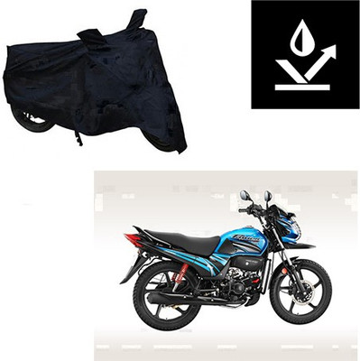 Feel heaven Two Wheeler Cover for Honda(Passion Pro TR, Black)