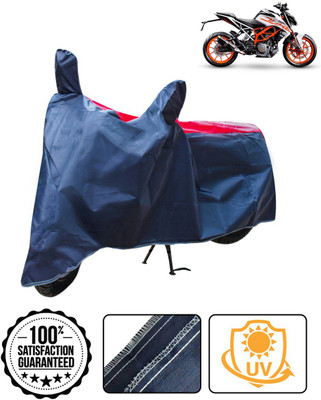 AutoRetail Two Wheeler Cover for KTM(Duke 390, Red, Blue)