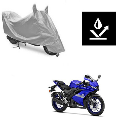 Atulit enterprises Two Wheeler Cover for Yamaha(R15 V3, Silver)