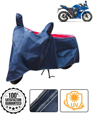 APNEK Waterproof Two Wheeler Cover for Suzuki(Gixxer SF, Red, Blue)