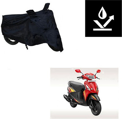 saanvi Two Wheeler Cover for Hero(Pleasure, Black)
